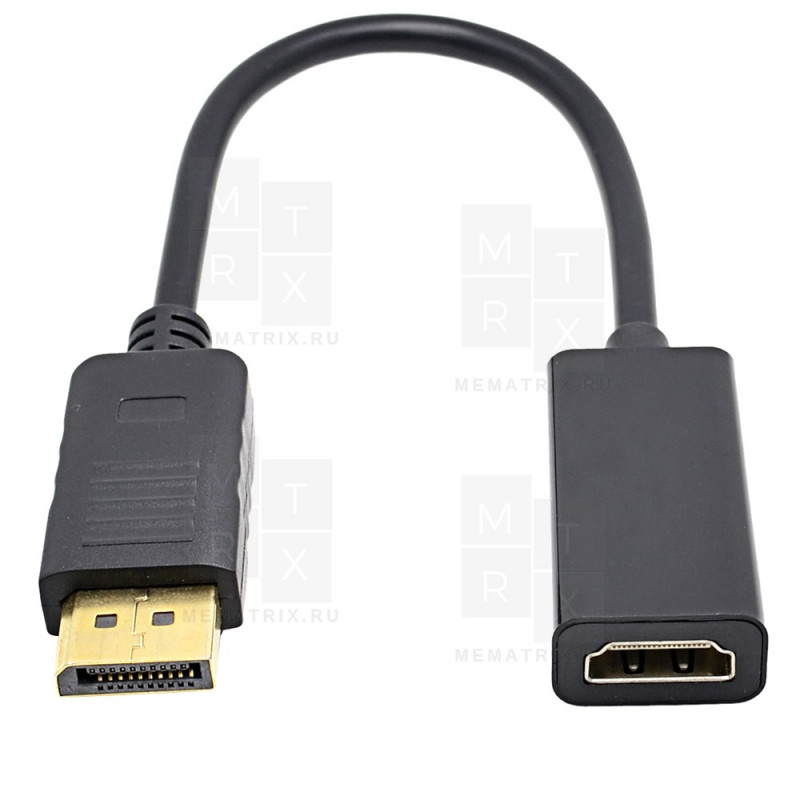Переходники DisplayPort - HDMI 1920x1200, 1080 P (длина 0,1 м)