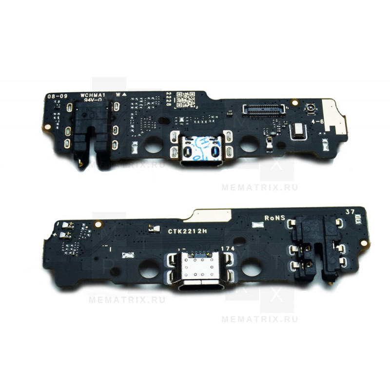 Нижняя плата (шлейф), разъем зарядки для Xiaomi Redmi A1, A1+, A2+ микрофон