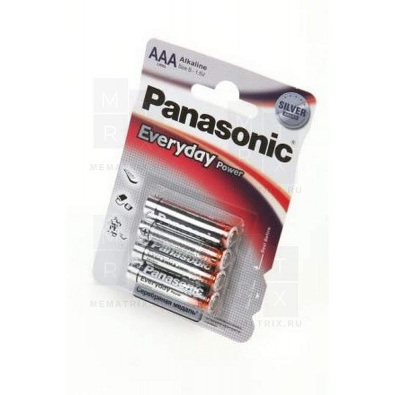 Батарейка PANASONIC LR 3-2BL EVERYDAY