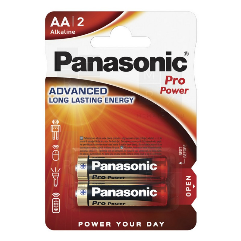 Батарейка PANASONIC LR 6-2BL PRO POWER (24)