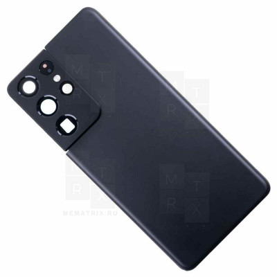 Задняя крышка для Samsung Galaxy S21 Ultra (G998B) Черный OR Задняя крышка для Samsung Galaxy S21 Ultra (G998B) Черный OR