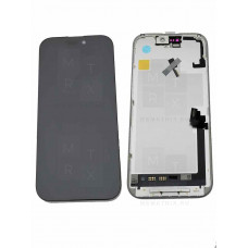 iPhone 17 (A3520) тачскрин + экран (модуль) Черный (Soft Oled) (площадка под IC)