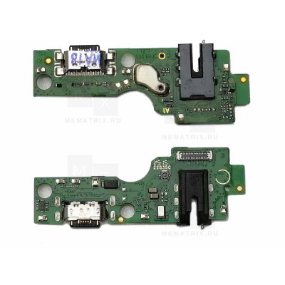 Нижняя плата (шлейф) для Infinix Smart 10 разъем зарядки, разъем гарнитуры, микрофон Премиум