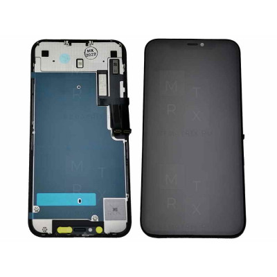 iPhone 11 тачскрин + экран (модуль) черный GX (Площадка под IC)