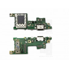 Нижняя плата (шлейф) для Infinix Note 50 4G разъем зарядки, разъем SIM, микрофон Премиум