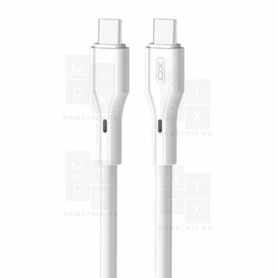 Кабель Type-C - Type-C XO NB-Q231B (60W) Белый