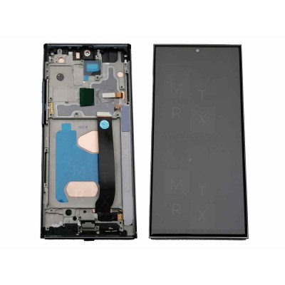 Samsung Galaxy Note 20 Ultra (N985F) тачскрин + экран (модуль) черный с рамкой In-Cell