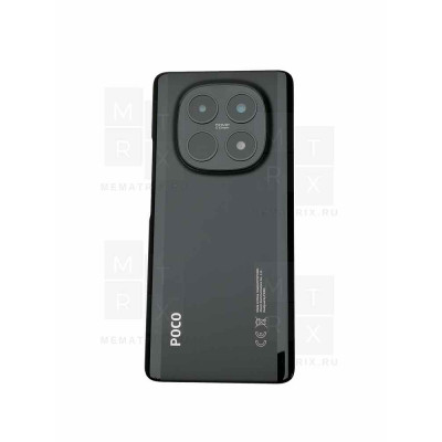 Задняя крышка для Xiaomi Poco M8 5G (25118PC98G) Черный Премиум Задняя крышка для Xiaomi Poco M8 5G (25118PC98G) Черный Премиум
