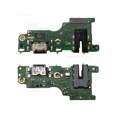 Нижняя плата (шлейф) для Infinix Hot 60 Pro разъем зарядки, разъем гарнитуры, микрофон Премиум