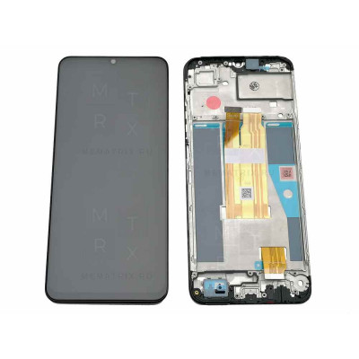 Realme Note 60, 60x (RMX3933, RMX3938) тачскрин + экран модуль черный OR с рамкой Realme Note 60, 60x (RMX3933, RMX3938) тачскрин + экран модуль черный OR с рамкой