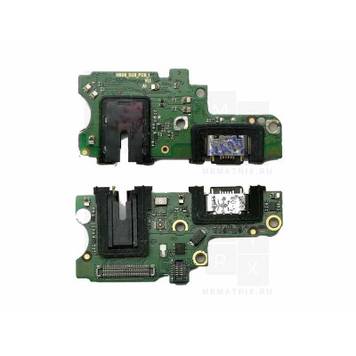 Нижняя плата (шлейф), Tecno Pova 6 4G разъем зарядки, разъем гарнитуры, микрофон Премиум