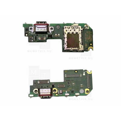 Нижняя плата (шлейф) для Tecno Camon 40 Premier 5G разъем зарядки, разъем SIM, микрофон Премиум