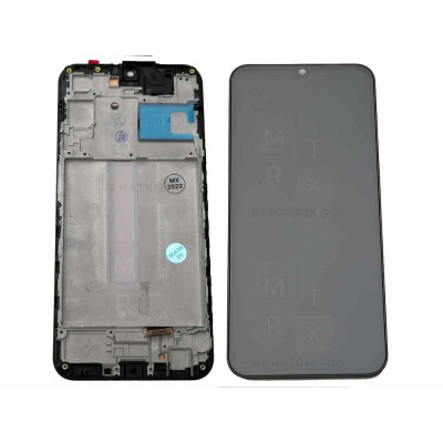 Samsung Galaxy A25 5G (A256E) тачскрин + экран (модуль) Черный (In-Cell) с рамкой