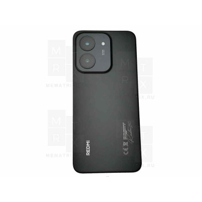 Задняя крышка для Xiaomi Redmi 15 4G Черный Премиум
