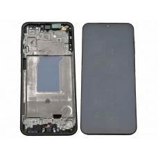 Samsung Galaxy A26 5G (A266B) тачскрин + экран (модуль) черный OR с рамкой