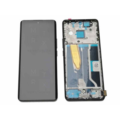 Realme 11 Pro 5G, 11 Pro+ 5G тачскрин + экран (модуль) Черный Amoled с рамкой