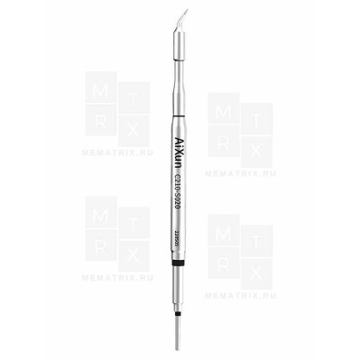 Жало паяльника Aixun C210-S020 для паяльника C210 (металлическое, изогнутое)