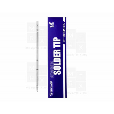 Жало паяльника Mechanic OT Series T12-IS (медное, изогнутое)