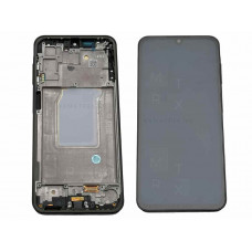 Samsung Galaxy A26 5G (A266B) тачскрин + экран (модуль) Черный (Oled) с рамкой Full Size