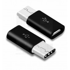 Адаптер MicroUSB - Type-C Черный