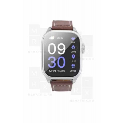 Смарт-часы Hoco Y17 серебро (call version)