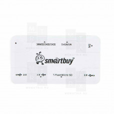 Хаб + Картридер Smartbuy COMBO MASTER SBRH-750-W белый