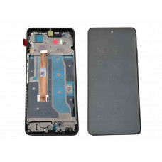 Realme C67 4G (RMX3890) тачскрин + экран (модуль) Черный OR с рамкой