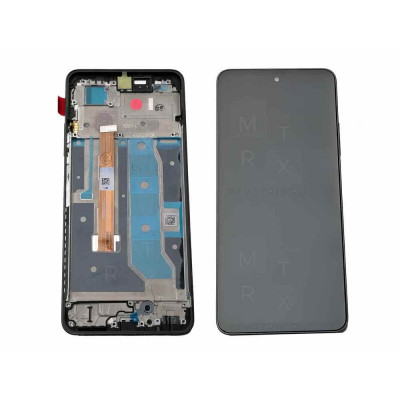 Realme C67 4G (RMX3890) тачскрин + экран (модуль) Черный OR с рамкой