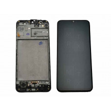 Samsung Galaxy M31 (M315F) тачскрин + экран (модуль) черный OR с рамкой