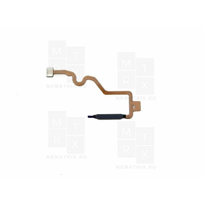 Шлейф для Infinix Smart 9, Hot 50i сканер отпечатка пальцев Черный