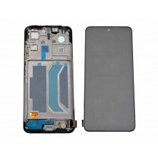 Xiaomi Poco X5 5G, Redmi Note 12 5G тачскрин + экран (модуль) черный In-Cell с рамкой Премиум