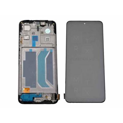 Xiaomi Poco X5 5G, Redmi Note 12 5G тачскрин + экран (модуль) черный In-Cell с рамкой Премиум