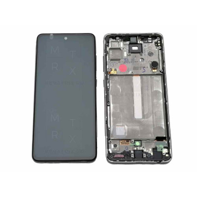 Samsung Galaxy A52, A52 5G, A52s 5G (A525F, A526B, A528B) тачскрин + экран (модуль) Черный OR в рамке (REF) Samsung Galaxy A52, A52 5G, A52s 5G (A525F, A526B, A528B) тачскрин + экран (модуль) Черный OR в рамке (REF)