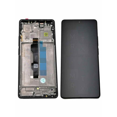 Xiaomi Redmi Note 13 Pro 4G (23117RA68G) тачскрин + экран (модуль) Черный Amoled с рамкой