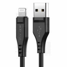 Кабель USB - Lightning Acefast C3-02 (2.4A, MFI, 1.2 м) Белый