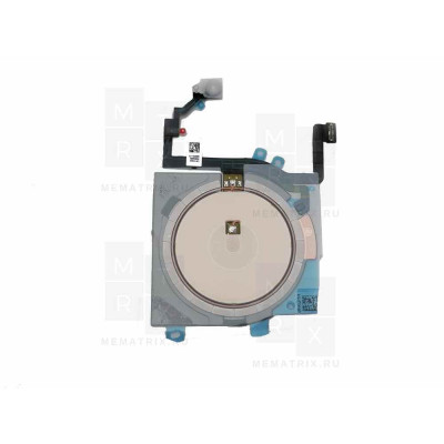 Шлейф iPhone 15 на беспроводную зарядку, вспышку, микрофон