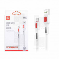 Кабель USB - Lightning XO NB151 (2.4A, плоский) Белый