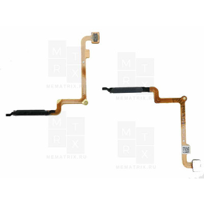 Шлейф для Xiaomi Redmi 14C, Poco C75 (2411DRN47C, 2410FPCC5G) сканер отпечатка пальцев Черный