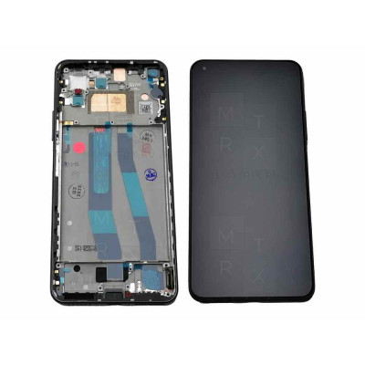 Xiaomi 11 Lite 5G NE, Mi 11 Lite 4G, 5G экран + тачскрин (модуль) черный OR с рамкой