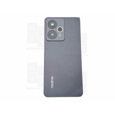 Задняя крышка для Realme 14T 5G Черный Премиум Задняя крышка для Realme 14T 5G Черный Премиум
