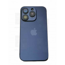 Задняя крышка (корпус) iPhone 15 Pro blue (синий) в сборе Премиум Задняя крышка (корпус) iPhone 15 Pro blue (синий) в сборе Премиум