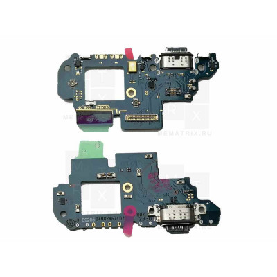 Нижняя плата (шлейф), Samsung Galaxy A54 5G (A546E) разъем зарядки, микрофон Премиум