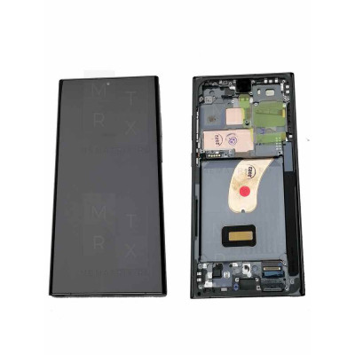 Samsung Galaxy S23 Ultra (S918B) тачскрин + экран (модуль) OR с рамкой Зеленый