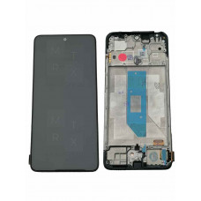 Xiaomi Redmi Note 14 4G (24117RN76O, 24117RN76G) тачскрин + экран (модуль) Черный (OR) с рамкой
