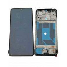 Xiaomi Redmi Note 14 4G (24117RN76O, 24117RN76G) тачскрин + экран (модуль) Черный (Oled) с рамкой