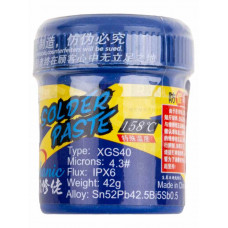 Паста паяльная Mechanic XGS40 (42 г, 158°C)