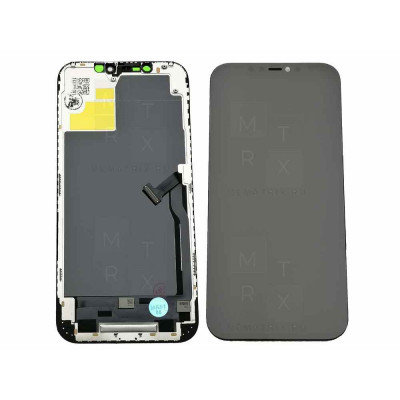 Iphone 12 Pro Max тачскрин + экран (модуль) черный (In-Cell) (Площадка под IC) Стандарт