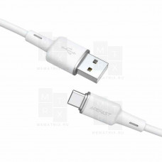 Кабель USB - Type-C Acefast C2-04 (3A, силикон, 1.2 м) Черный