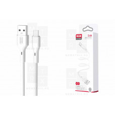 Кабель USB - Type-C XO NB230 (2.4A) Белый