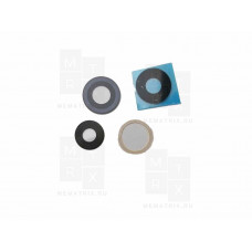 Стекло камеры Xiaomi Poco X5 Pro 5G (комплект 3 шт.) Черный Стекло камеры Xiaomi Poco X5 Pro 5G (комплект 3 шт.) Черный